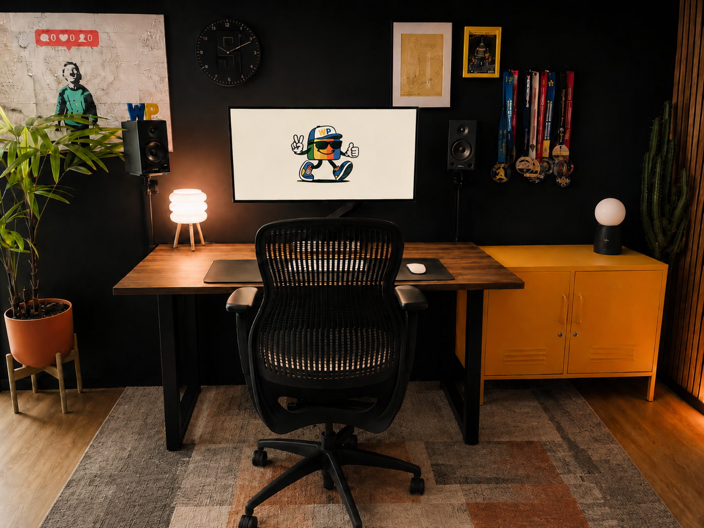 David's edit suite in Los Angeles